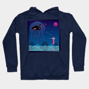 Black Flamingo Hoodie